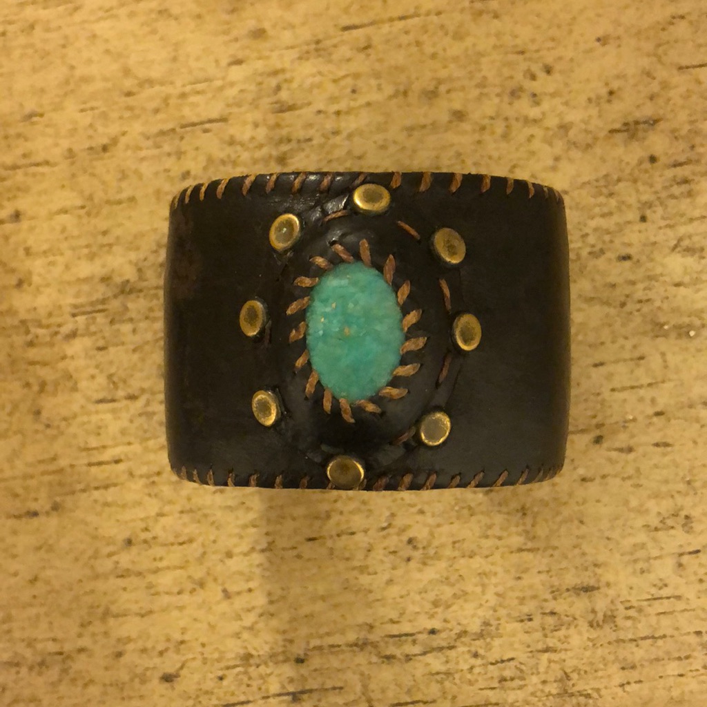 Dogeared Cuff Love Bracelet With Turquoise Cabochon 49$